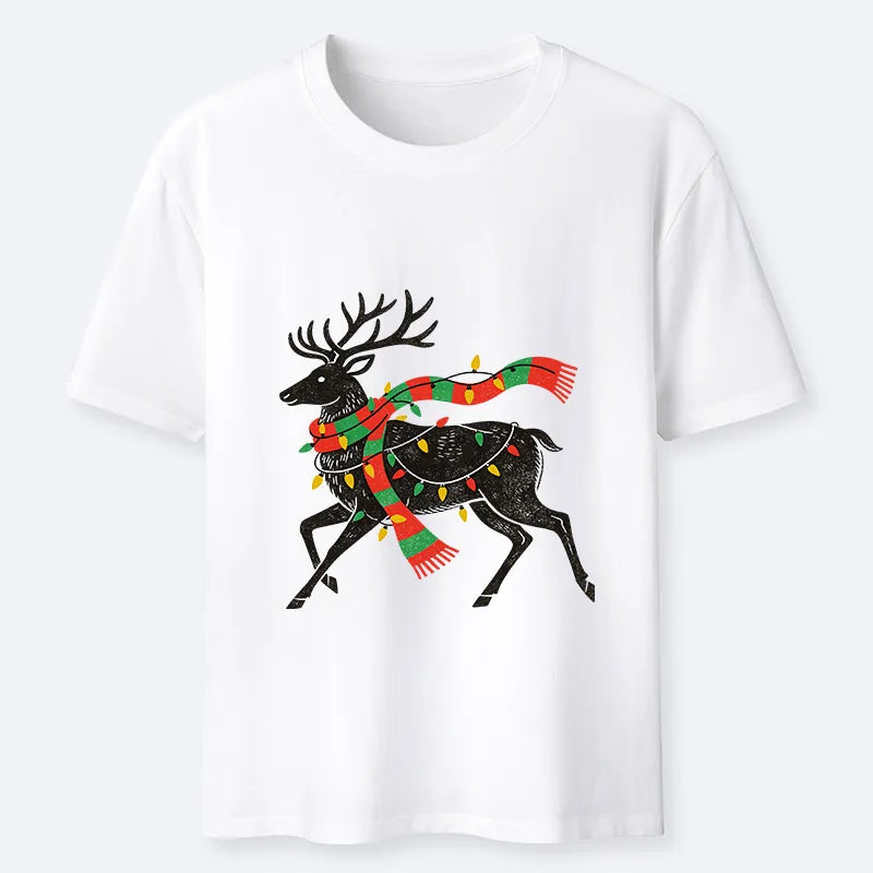 Kyoto-Lion Christmas Light Reindeer Classic T-Shirt
