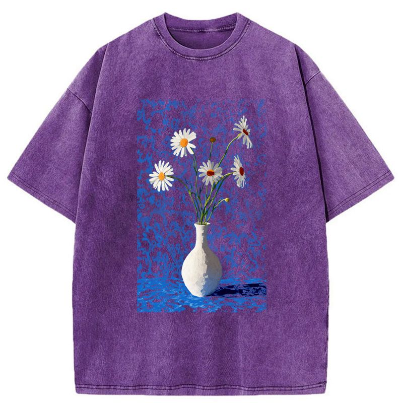Kyoto-Lion A Flowing Bouquet Washed T-Shirt