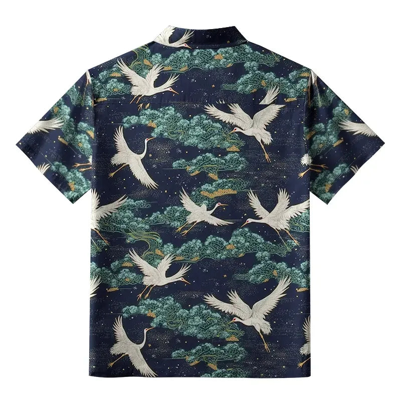 Kyoto Lion Hawaiian Shirt for Vacation