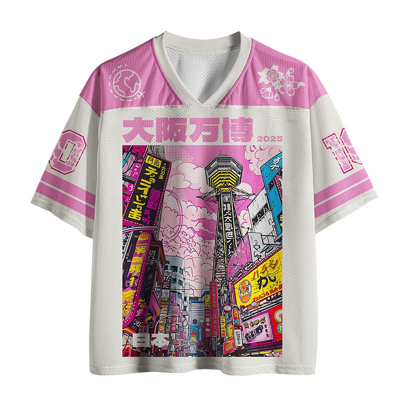 Kyoto-Lion Neon Streets Of Osaka Mesh Jersey