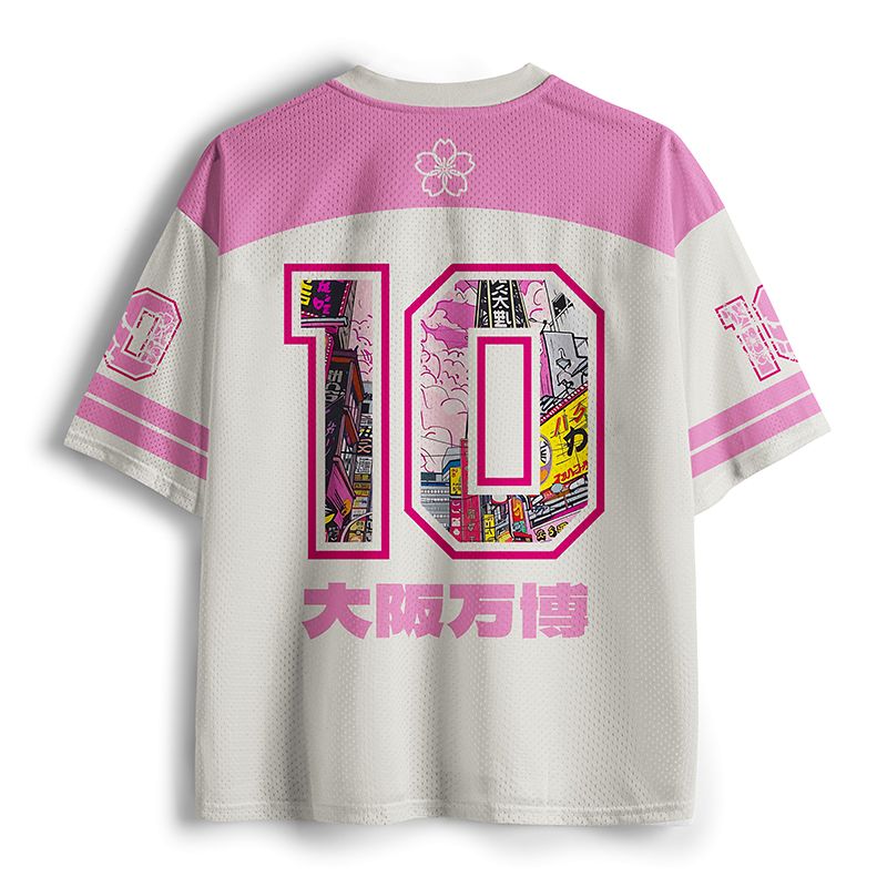 Japanese Mesh Jersey for Streetwear