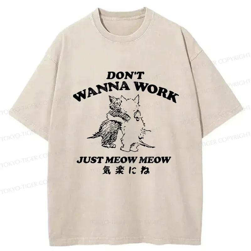 Unisex Cat T-Shirt for Vacation Gift