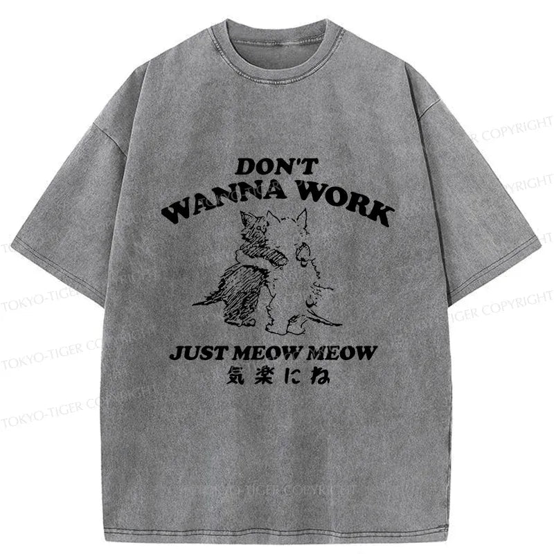 Unisex Cat T-Shirt for Vacation Gift