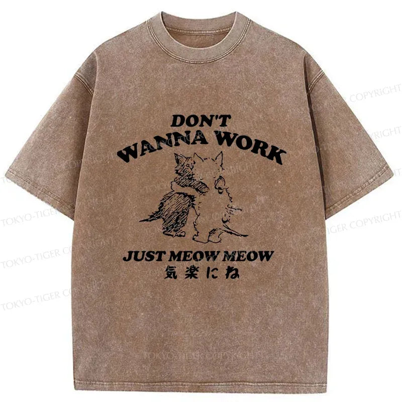 Unisex Cat T-Shirt for Vacation Gift