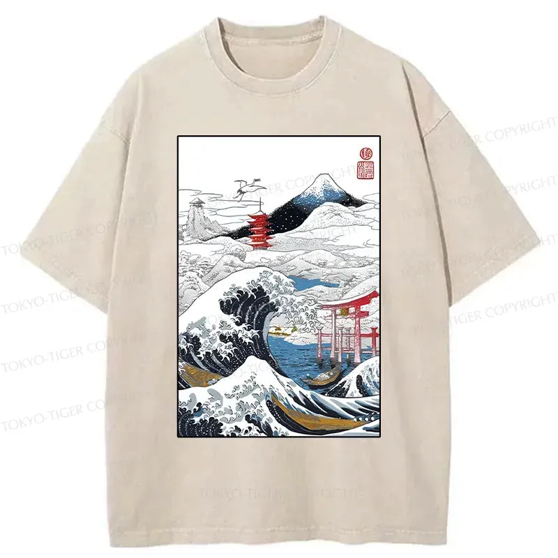 unisex japanese style t-shirt daily wear