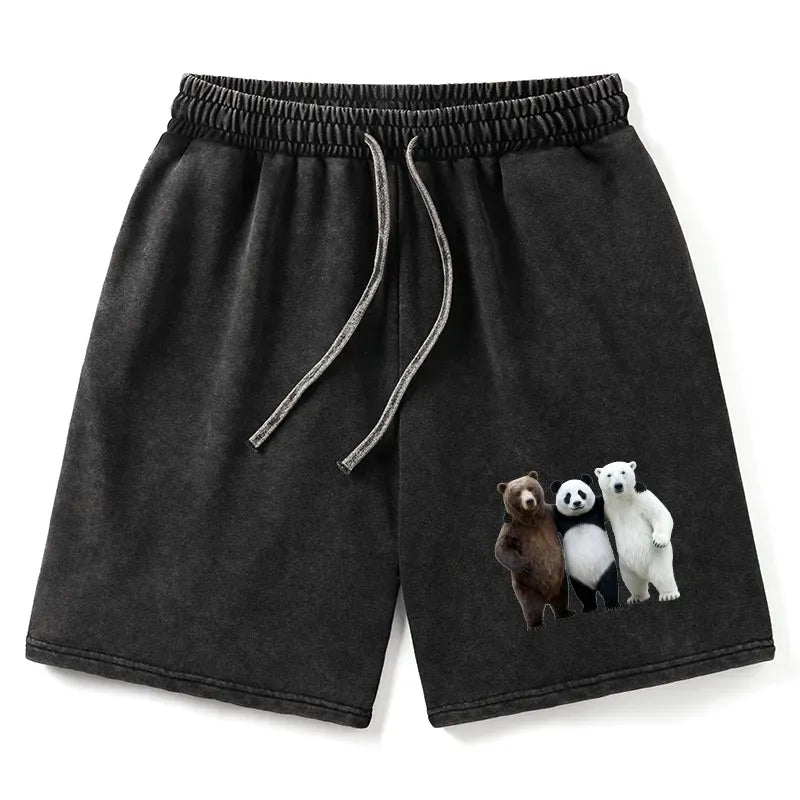 Washed Shorts for Daily Wear