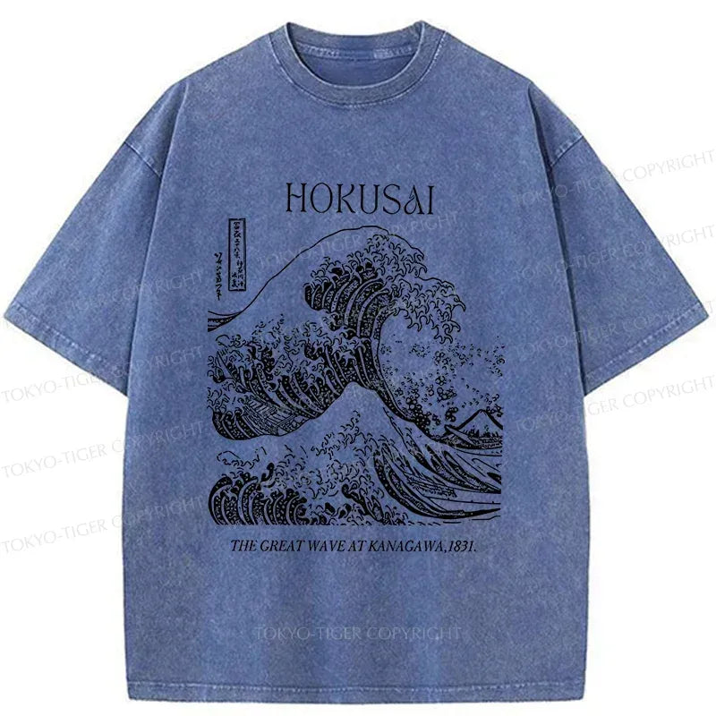 japanese retro ukiyo-e t-shirt for streetwear