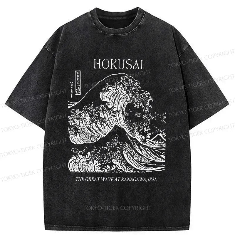 japanese retro ukiyo-e t-shirt for streetwear