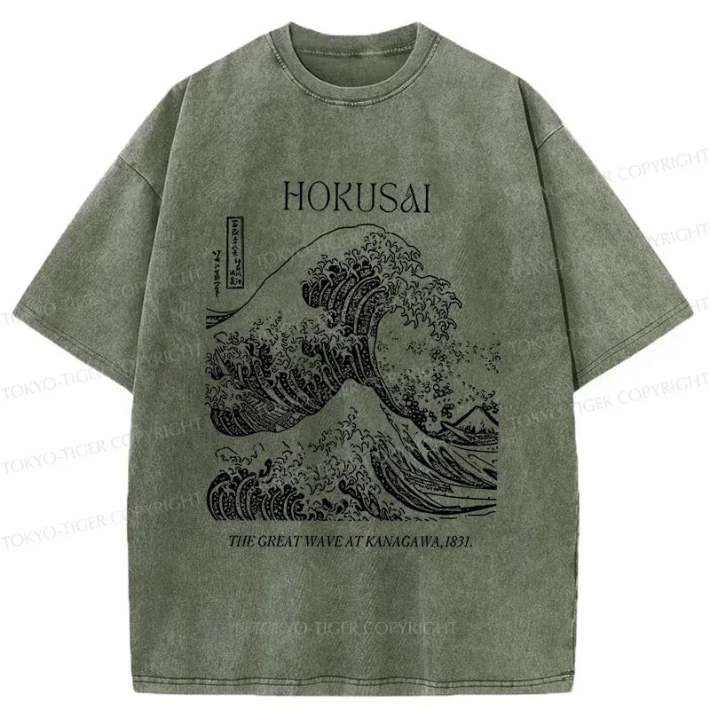 japanese retro ukiyo-e t-shirt for streetwear