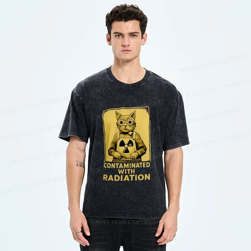 Mutant Cat Ukiyo-e T-Shirt for Summer
