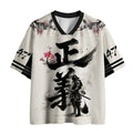 Japanese Kanji Mesh Jersey for Sports