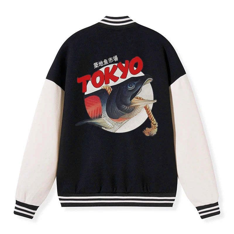 Tsukiji Fish Market Embroidery Jacket Gift Idea