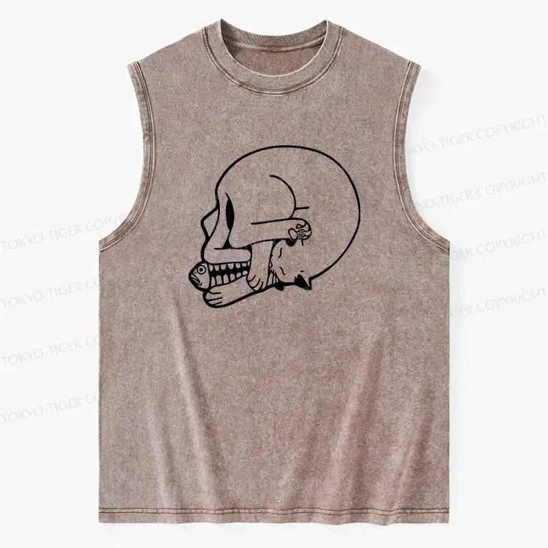 Japanese Vintage Cat Tank Top Gift Idea