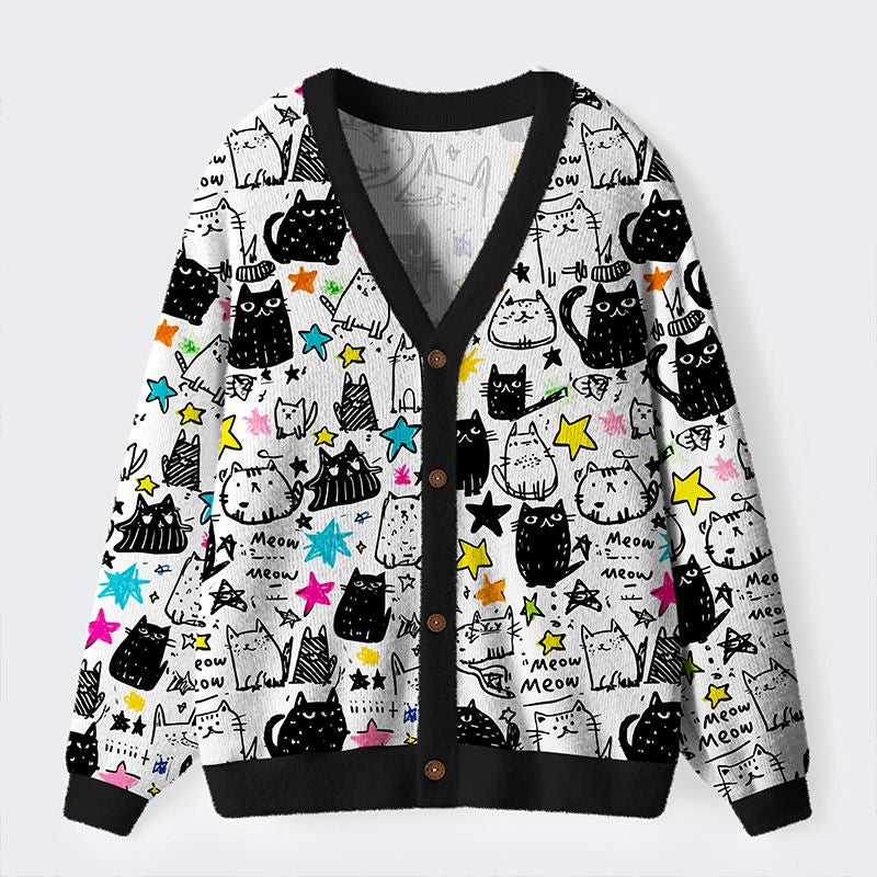 Cosmic Cat Ugly Sweater On Sale for Her