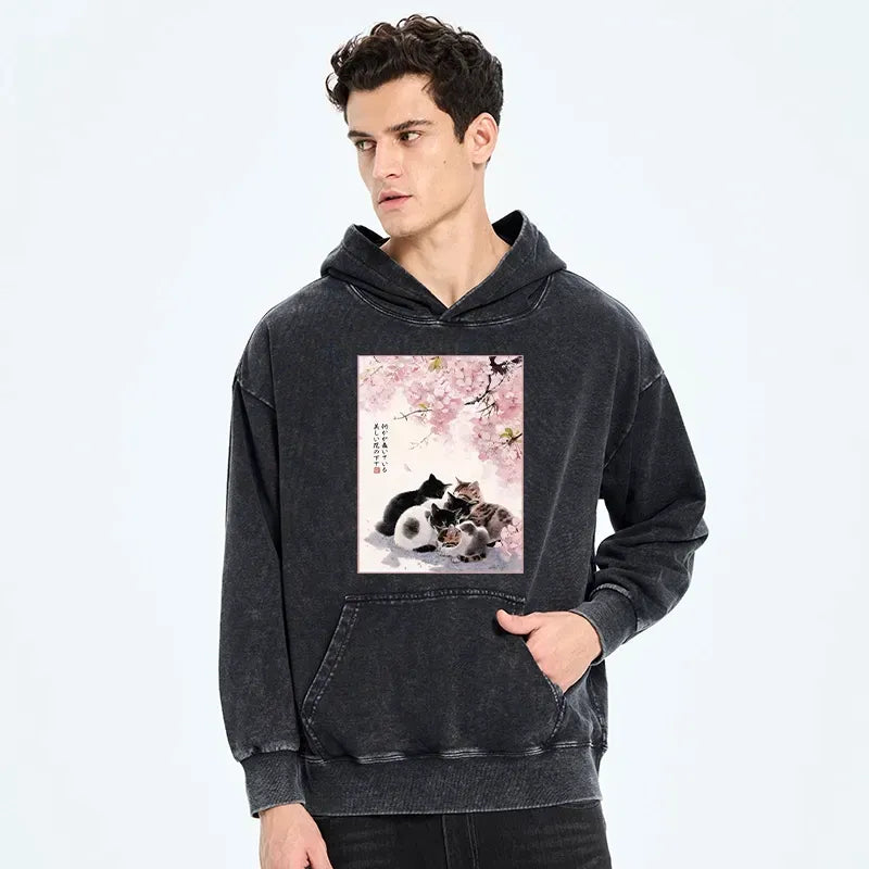 Japanese Sakura Hoodie for Everyday