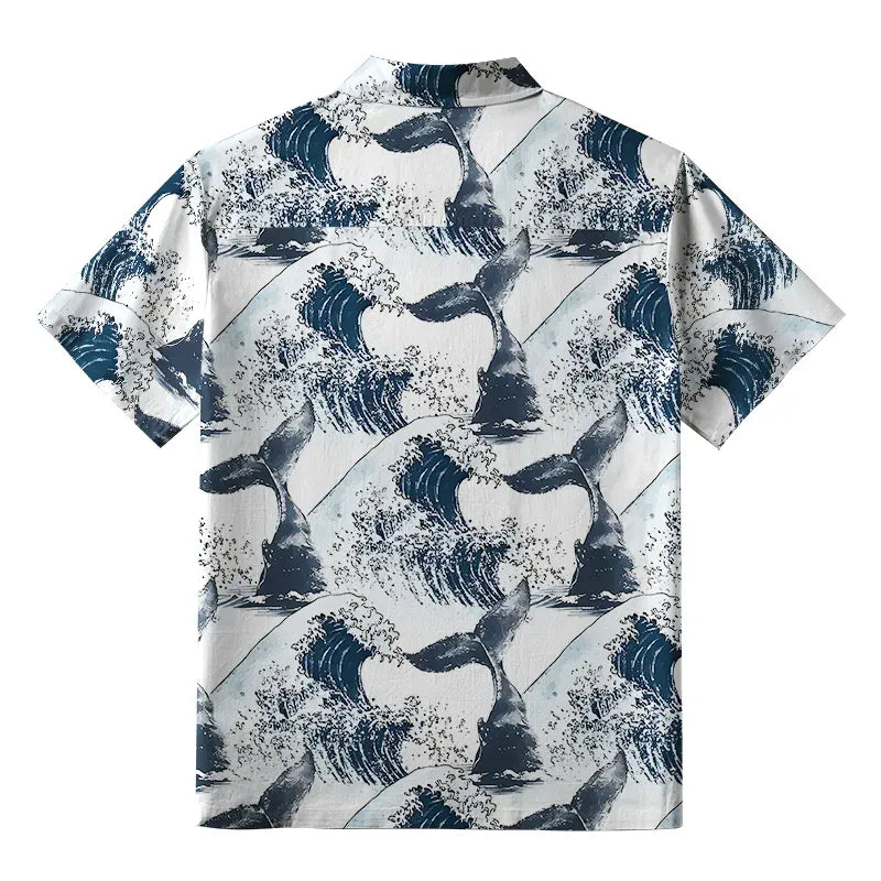 Unisex vintage Japanese shirt for vacation