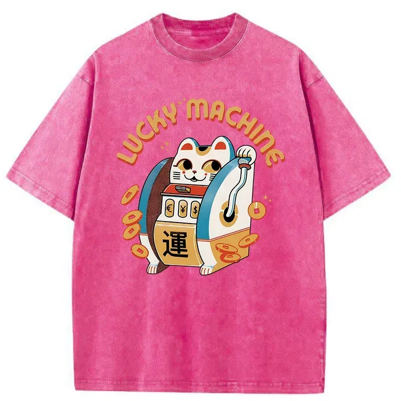 Japanese Washed T-Shirt for Streetwear