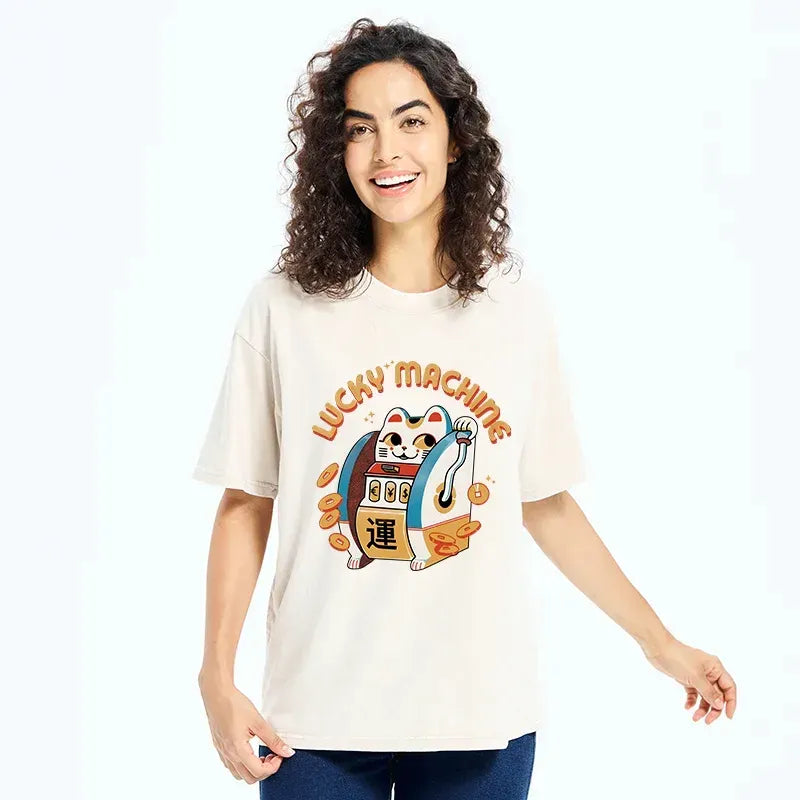 Japanese Washed T-Shirt for Streetwear