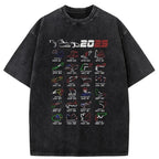 washed vintage unisex t-shirt for streetwear