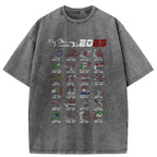 washed vintage unisex t-shirt for streetwear