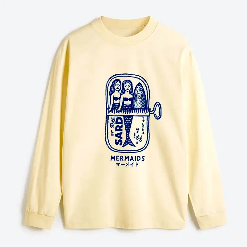 Kyoto-Lion Mermaid Can Classic Long Sleeve T-Shirt