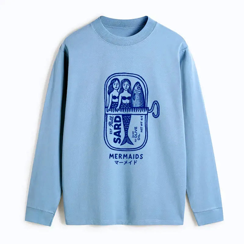 Kyoto-Lion Mermaid Can Classic Long Sleeve T-Shirt