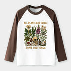 Kyoto Lion Edible Plants Joke Long Sleeve T-shirt