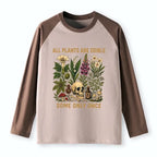 Japanese Unisex Cotton Raglan Tee for Daily Wear
