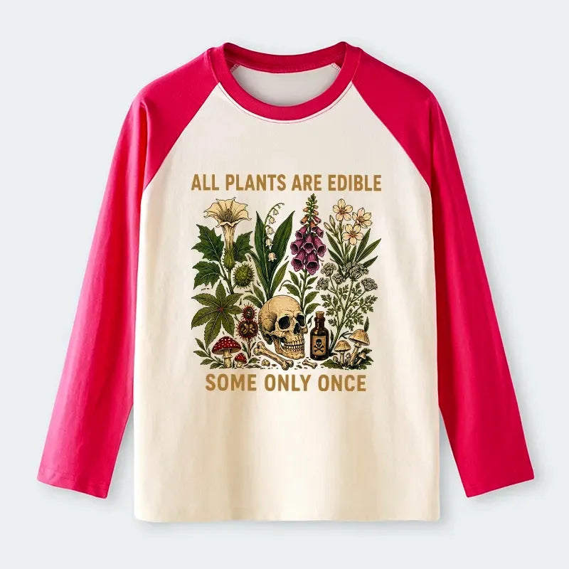 Kyoto Lion Edible Plants Joke Long Sleeve T-shirt