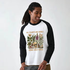 Kyoto Lion Edible Plants Joke Long Sleeve T-shirt