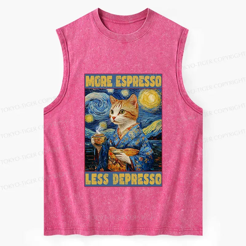 Japanese Vintage Streetwear Tank Top for Men