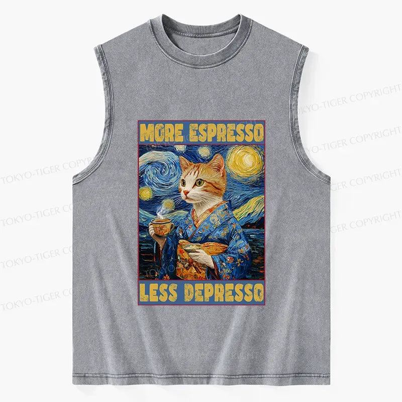 Comfortable Washed Cotton Tank for Summer
