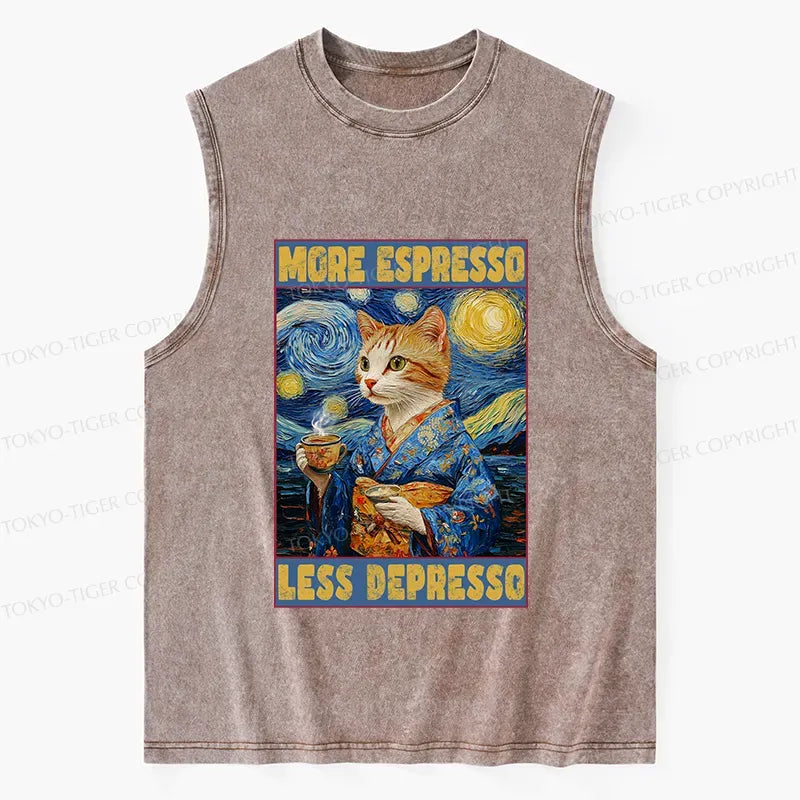 Comfortable Washed Cotton Tank for Summer