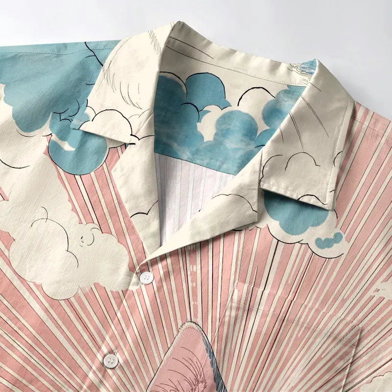 Kyoto-Lion The Radiant Cat Aloha Hawaiian Shirt