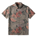 Kyoto-Lion Swimming Koi Button-up Shirt