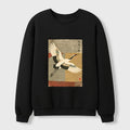 Kyoto-Lion Crane Spirit Waffle Sweatshirt