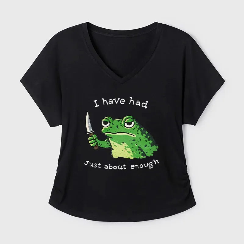 Japanese Vintage Frog Dolman Sleeve Tee