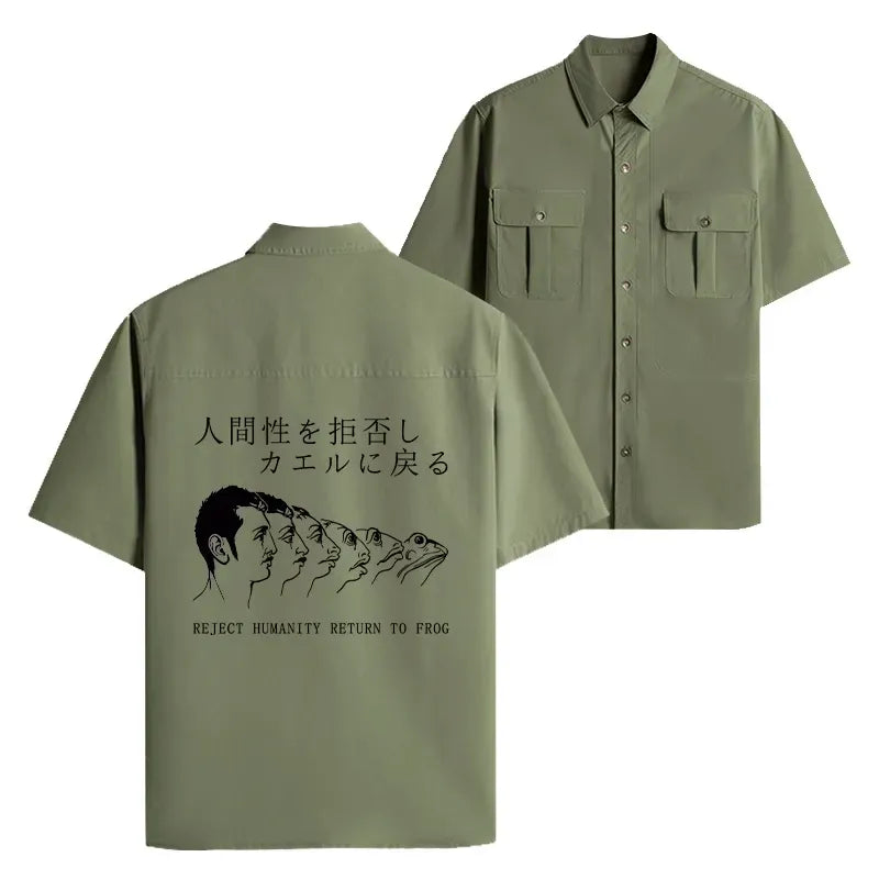 Japanese Work Shirt for Daily Wear