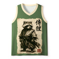 Retro Unisex Mesh Tank Top for Streetwear