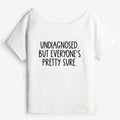 Funny Off Shoulder T-Shirt for Women