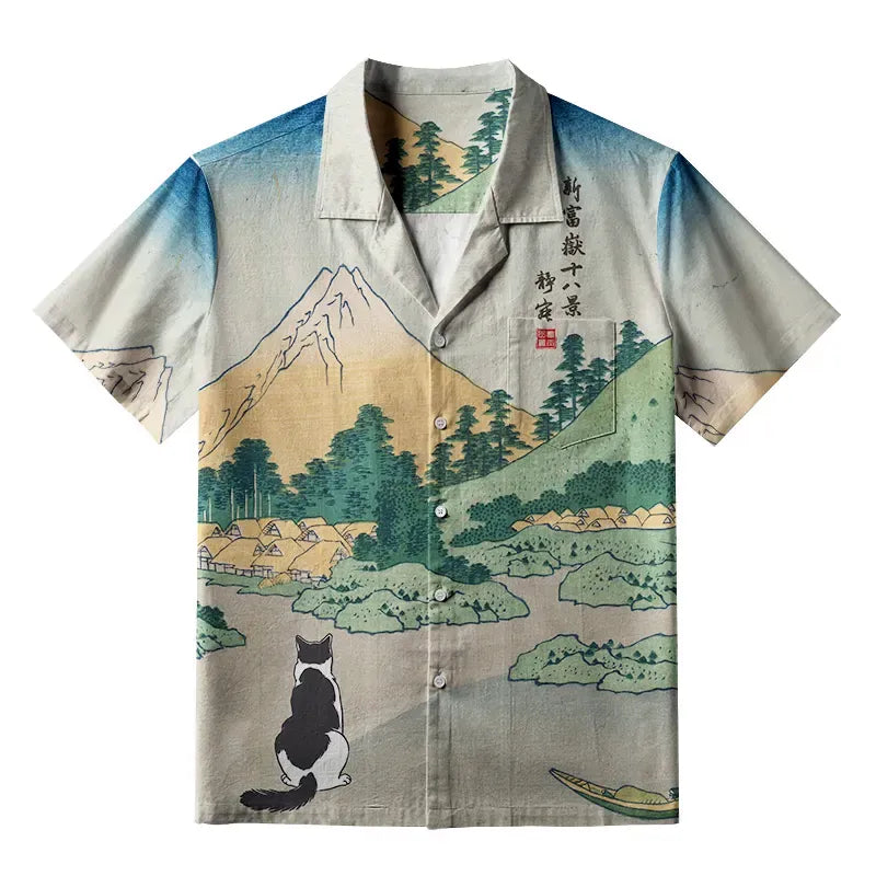 Japanese Aloha Shirt for Vacation