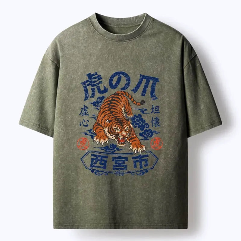 Kyoto lion tiger t-shirt comfortable breathable
