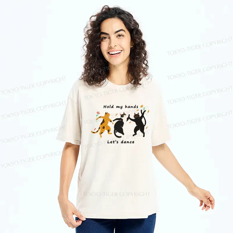 vintage dancing cats tee gift idea