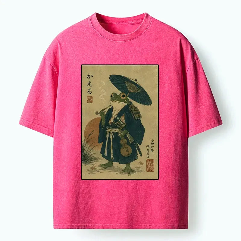 Samurai Frog T-Shirt for Gift for Him