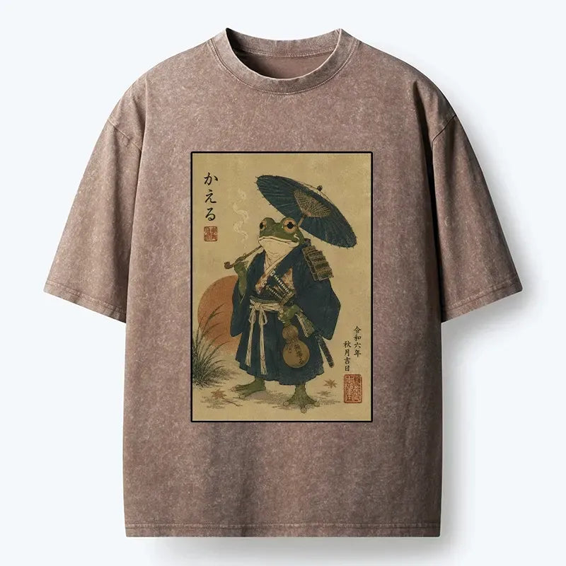 Samurai Frog T-Shirt for Gift for Him