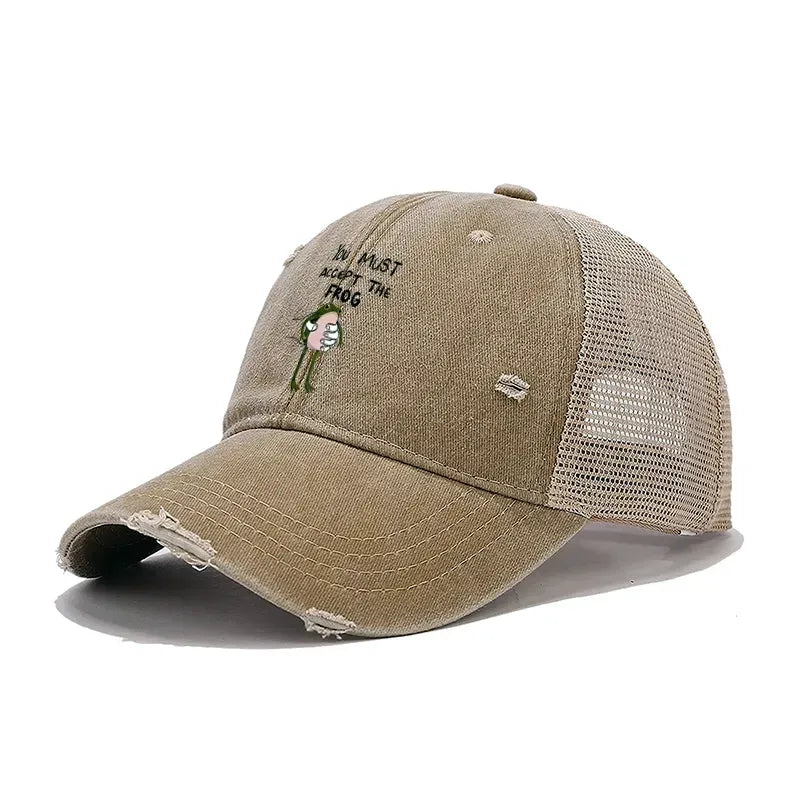Kyoto-Lion Accept This Frog Trucker Cap