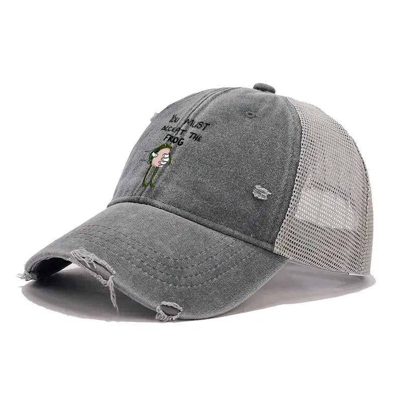 Vintage Kyoto Lion Cap for Summer Vacation