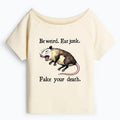 Possum Playing Dead Tee for Streetwear
