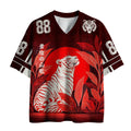 white tiger forest breathable jersey