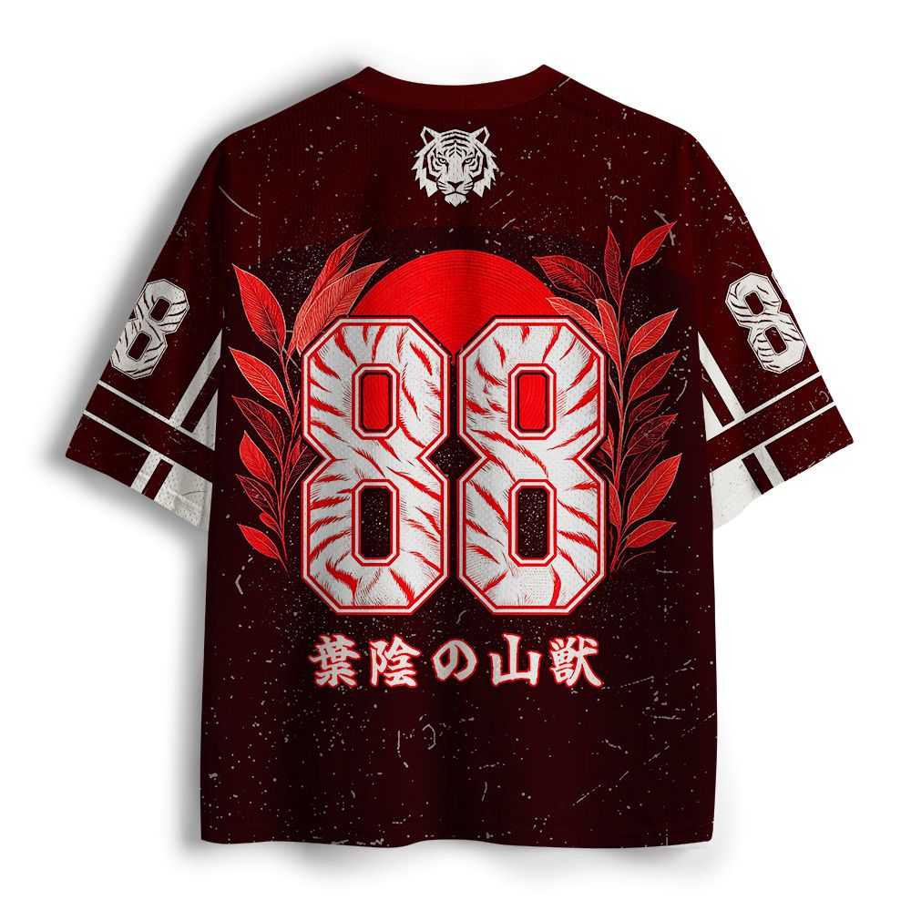 kyoto lion mesh jersey for streetwear